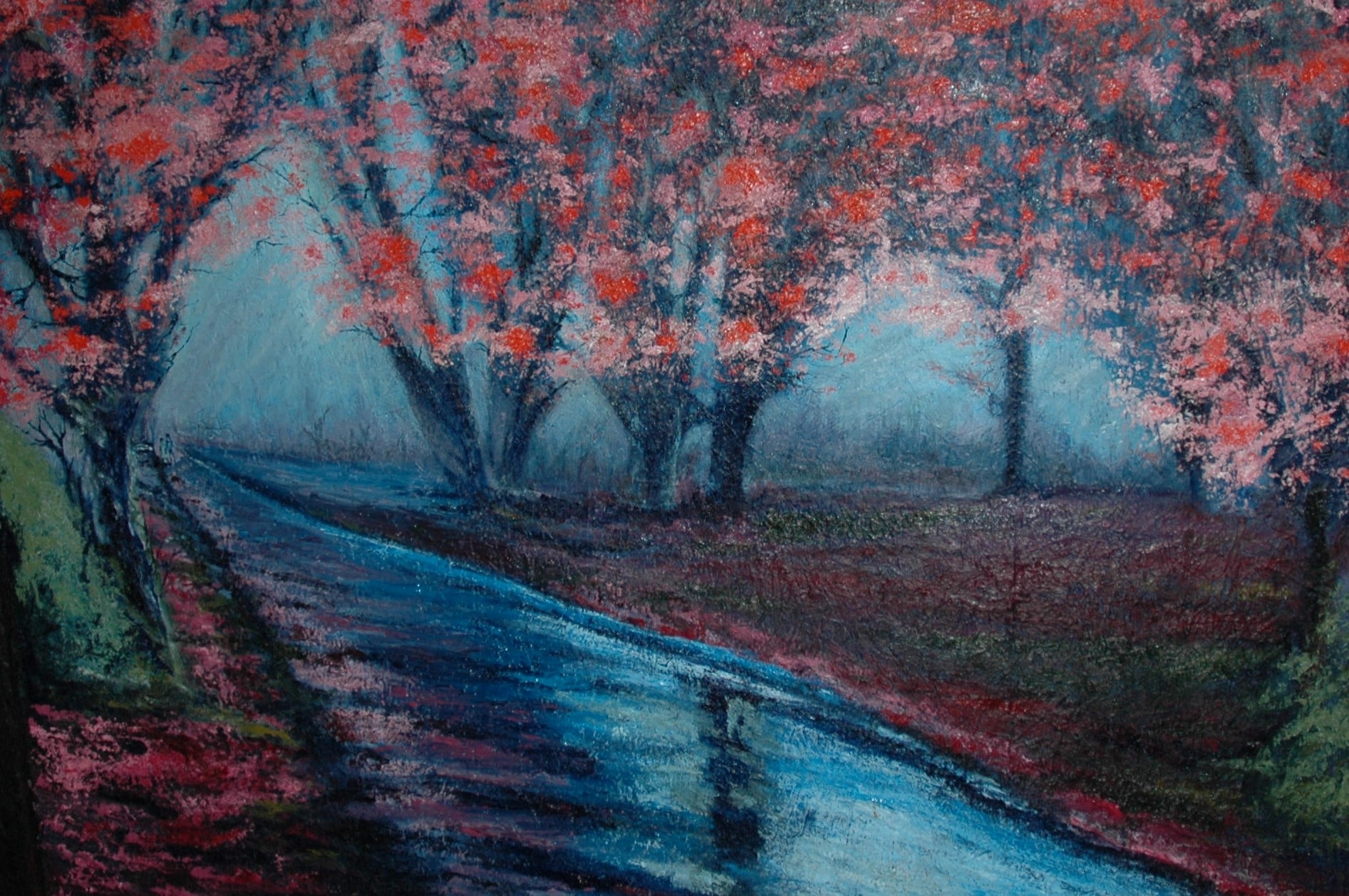 A rainy road by Gail C. Chandler